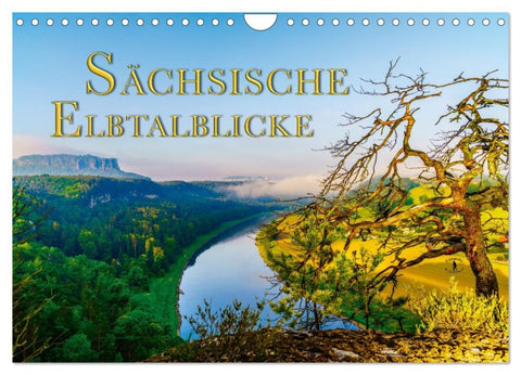 Sächsische Elbtalblicke (Wandkalender 2026 DIN A4 quer), CALVENDO Monatskalender