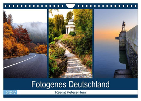 Fotogenes Deutschland (Wandkalender 2027 DIN A4 quer), CALVENDO Monatskalender