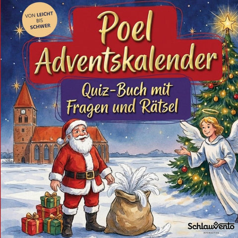Poel-Adventskalender: Quiz-Buch mit Fragen und Rätsel