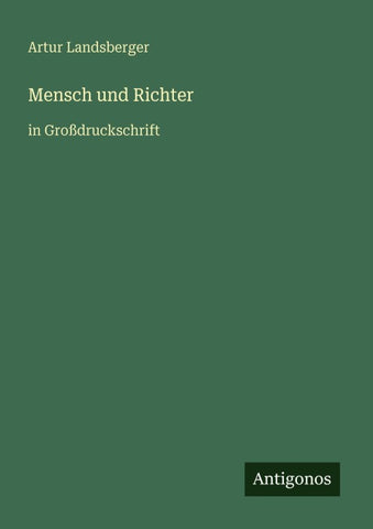 Mensch und Richter