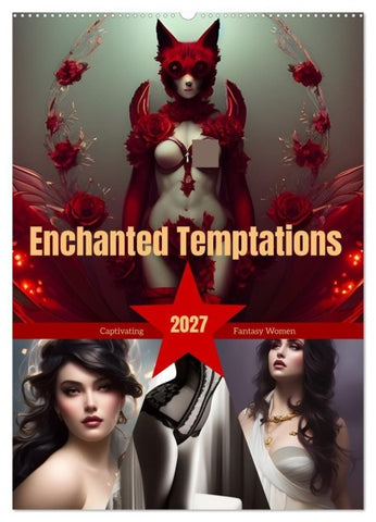 Enchanted Temptations (Wall Calendar 2027 DIN A2 portrait), CALVENDO 12 Month Wall Calendar