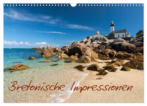 Bretonische Impressionen (Wandkalender 2026 DIN A3 quer), CALVENDO Monatskalender