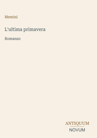 L'ultima primavera