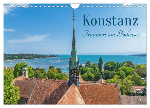Konstanz - Traumort am Bodensee (Wandkalender 2027 DIN A4 quer), CALVENDO Monatskalender