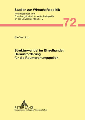 Strukturwandel im Einzelhandel: Herausforderung für die Raumordnungspolitik