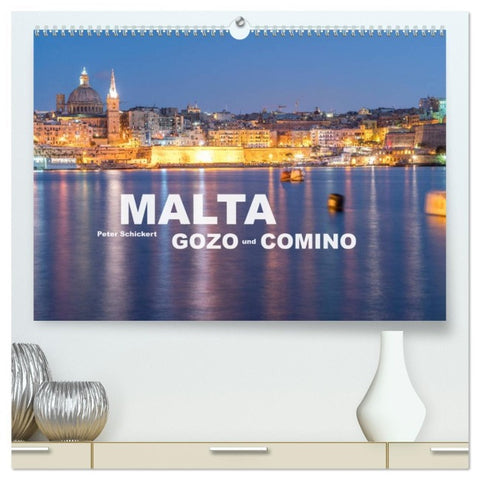 Malta - Gozo und Comino (hochwertiger Premium Wandkalender 2026 DIN A2 quer), Kunstdruck in Hochglanz