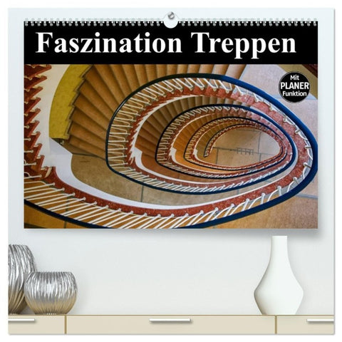 Faszination Treppen (hochwertiger Premium Wandkalender 2027 DIN A2 quer), Kunstdruck in Hochglanz