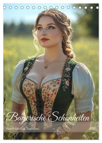 Bayerische Schönheiten (Tischkalender 2027 DIN A5 hoch), CALVENDO Monatskalender