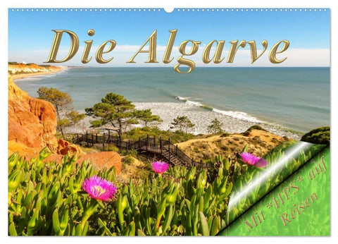 Die Algarve (Wandkalender 2027 DIN A2 quer), CALVENDO Monatskalender