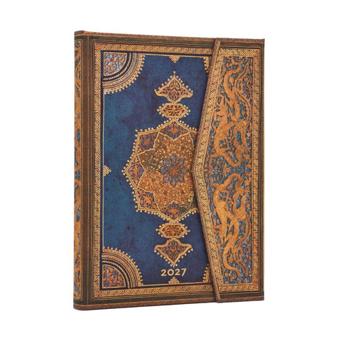 12-Monatskalender 2027 Safawidisch Indigo Midi Horizontal