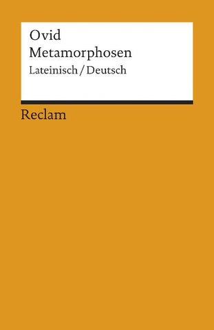 Metamorphosen. Lateinisch/Deutsch