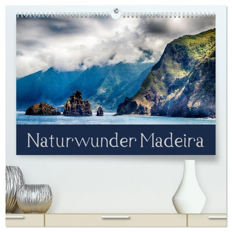 Naturwunder Madeira (hochwertiger Premium Wandkalender 2027 DIN A2 quer), Kunstdruck in Hochglanz