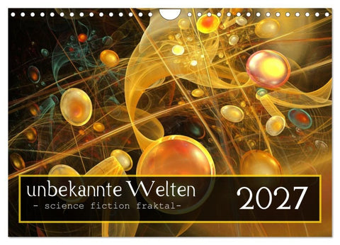 unbekannte Welten (Wandkalender 2027 DIN A4 quer), CALVENDO Monatskalender