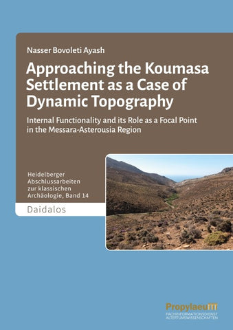 Approaching the Koumasa Settlement as a Case of Dynamic Topography