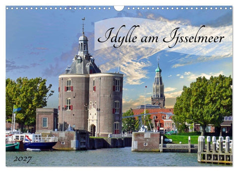 Idylle am Ijsselmeer (Wandkalender 2027 DIN A3 quer), CALVENDO Monatskalender