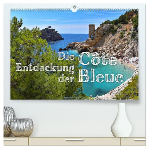 Die Entdeckung der Côte Bleue (hochwertiger Premium Wandkalender 2027 DIN A2 quer), Kunstdruck in Hochglanz