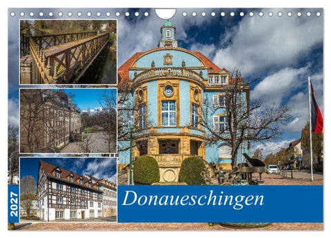 Donaueschingen (Wandkalender 2027 DIN A4 quer), CALVENDO Monatskalender