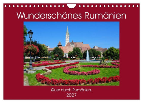 Wunderschönes Rumänien (Wandkalender 2027 DIN A4 quer), CALVENDO Monatskalender