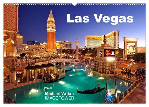 Las Vegas (Wandkalender 2027 DIN A2 quer), CALVENDO Monatskalender