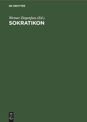 Sokratikon. Handwörterbuch der Philosophie nach Personen