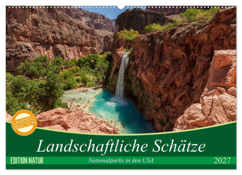 Landschaftliche Schätze (Wandkalender 2027 DIN A2 quer), CALVENDO Monatskalender