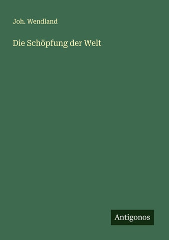 Die Schöpfung der Welt
