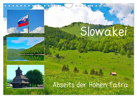Slowakei - Abseits der Hohen Tatra (Wandkalender 2027 DIN A4 quer), CALVENDO Monatskalender