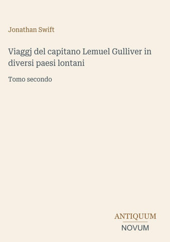 Viaggj del capitano Lemuel Gulliver in diversi paesi lontani