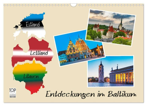 Entdeckungen im Baltikum (Wandkalender 2027 DIN A3 quer), CALVENDO Monatskalender