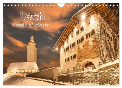Lech magic of winter (Wandkalender 2026 DIN A4 quer), CALVENDO Monatskalender