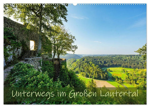 Unterwegs im Großen Lautertal (Wandkalender 2027 DIN A2 quer), CALVENDO Monatskalender