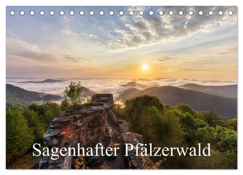 Sagenhafter Pfälzerwald (Tischkalender 2027 DIN A5 quer), CALVENDO Monatskalender