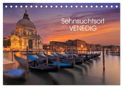 Sehnsuchtsort Venedig (Tischkalender 2027 DIN A5 quer), CALVENDO Monatskalender
