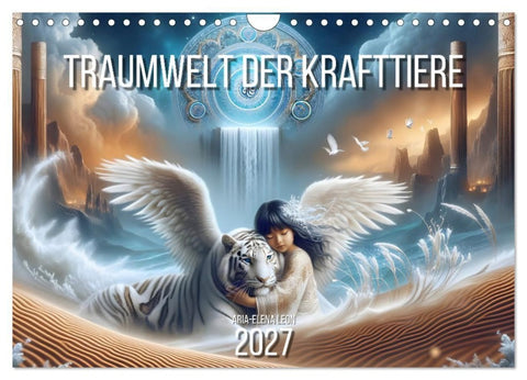 Traumwelt der Krafttiere (Wandkalender 2027 DIN A4 quer), CALVENDO Monatskalender