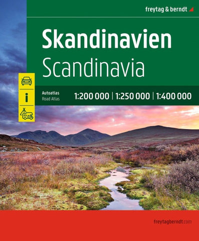 freytag & berndt Autoatlas Skandinavien 1:200.000