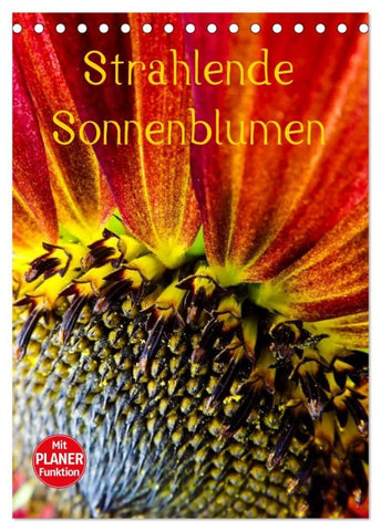 Strahlende Sonnenblumen (Tischkalender 2026 DIN A5 hoch), CALVENDO Monatskalender