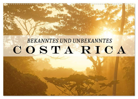 Bekanntes und Unbekanntes Costa Rica (Wandkalender 2026 DIN A2 quer), CALVENDO Monatskalender
