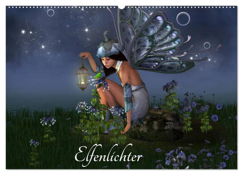 Elfenlichter (Wandkalender 2026 DIN A2 quer), CALVENDO Monatskalender