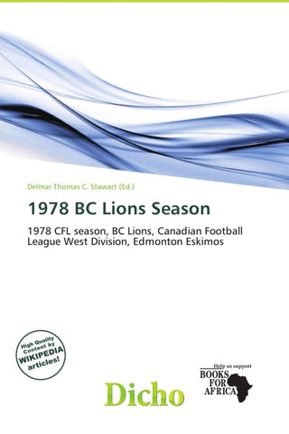 1978 BC Lions Season
