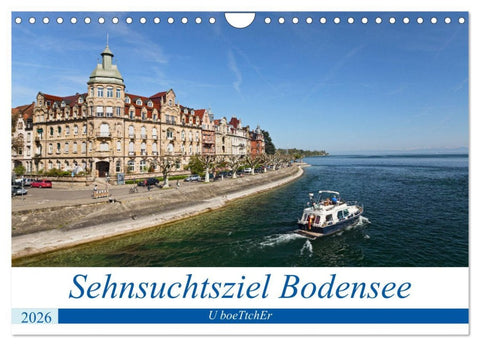 Sehnsuchtsziel Bodensee (Wandkalender 2026 DIN A4 quer), CALVENDO Monatskalender