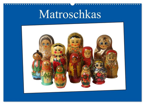 Matroschkas (Wandkalender 2027 DIN A2 quer), CALVENDO Monatskalender