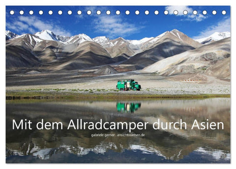Mit dem Allradcamper durch Asien (Tischkalender 2026 DIN A5 quer), CALVENDO Monatskalender