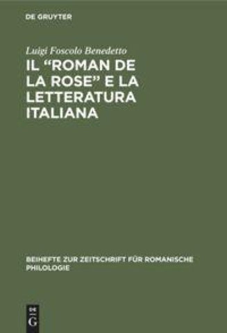 Il “Roman de la rose” e la letteratura italiana