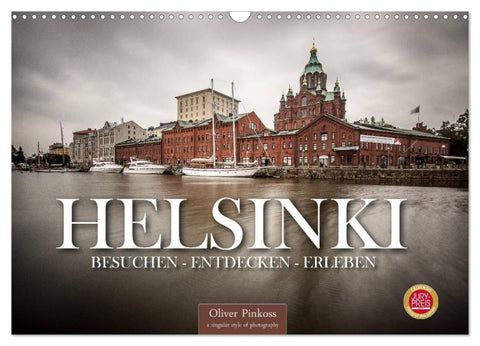 Helsinki / Besuchen - Entdecken - Erleben (Wandkalender 2026 DIN A3 quer), CALVENDO Monatskalender