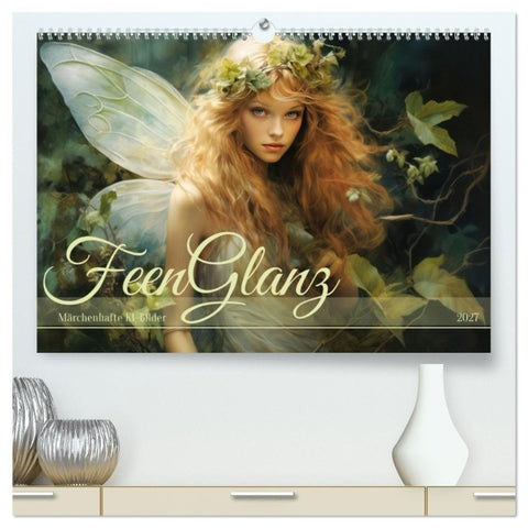Feenglanz (hochwertiger Premium Wandkalender 2027 DIN A2 quer), Kunstdruck in Hochglanz