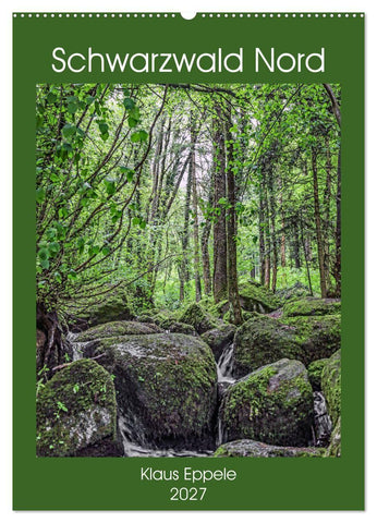 Schwarzwald Nord (Wandkalender 2027 DIN A2 hoch), CALVENDO Monatskalender