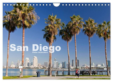 San Diego (Wandkalender 2027 DIN A4 quer), CALVENDO Monatskalender