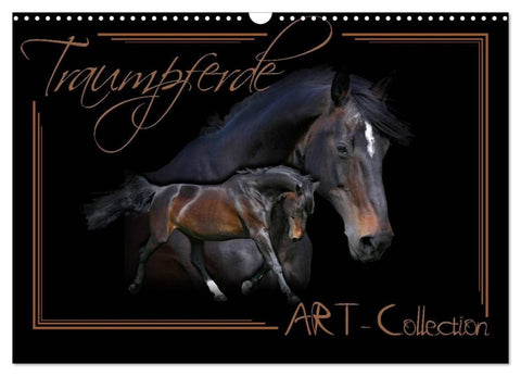 Traumpferde-ART-Collection (Wandkalender 2027 DIN A3 quer), CALVENDO Monatskalender