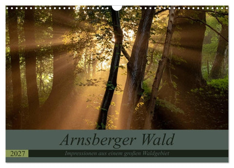 Arnsberger Wald (Wandkalender 2027 DIN A3 quer), CALVENDO Monatskalender