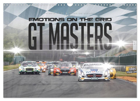 EMOTIONS ON THE GRID - GT Masters (Wandkalender 2027 DIN A3 quer), CALVENDO Monatskalender